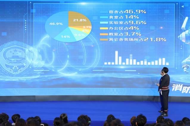 图为公开课主讲人讲话